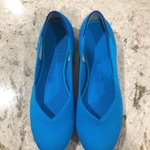 SOLD Rothy’s Peacock Flats, 9 Excellent used condition!